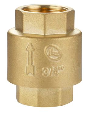 LL5001 ISO228 Thread Female × Female Brass Spring Check Valve