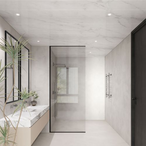 PVC Ceiling Cladding Carrara Marble 2700 x 250