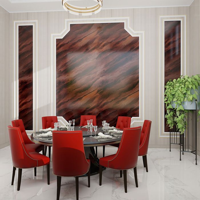 Vellura Solid Core Wall Panel Molten Mocha 2400 x 1000