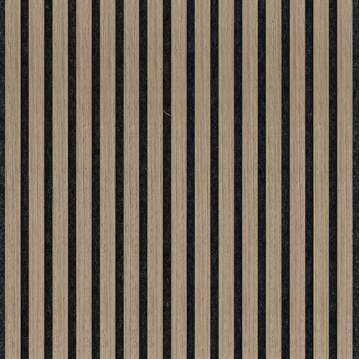 Wood Veneer Acoustic Panel Light Walnut 2400 x 600