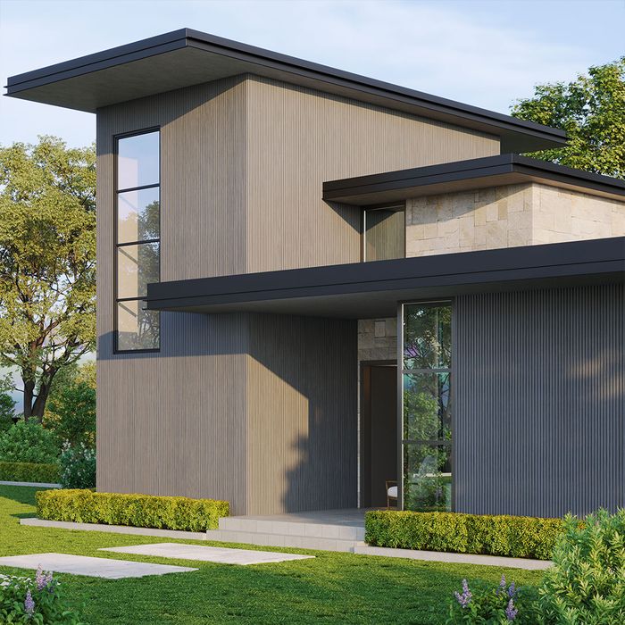 Composite Slat Wall Natural 5000 x 169