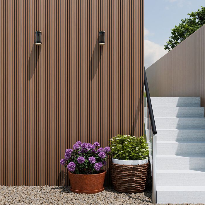 Composite Slat Wall Blackline Series Chestnut 2500 x 196