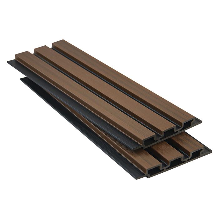 Composite Slat Wall Blackline Series Chestnut 2500 x 196
