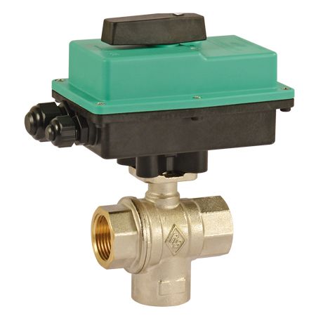 Fast diverting actuated valves for HEAT PUMP