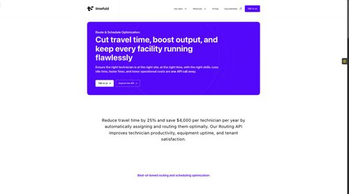 Facility Maintenance Route Scheduling Optimization