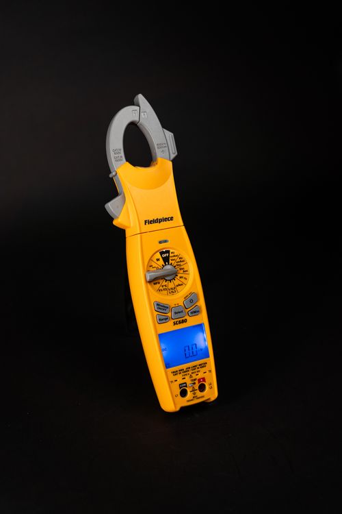 600 AC/DC Swivel Clamp Meter Dual Display l Power l LPF
