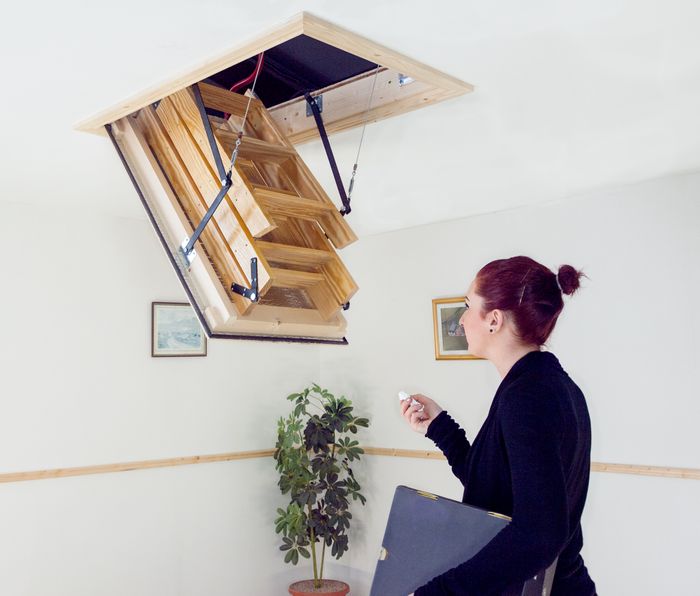 Semi-Automatic Stira Premium Loft Ladder Solutions