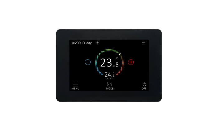 Amazing large TFT color touch  thermostat  for UFH underfloor heating