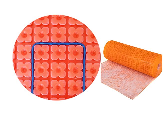 Excellent decoupling membrane for underfloor heating