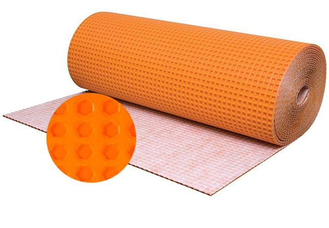 Excellent decoupling membrane for underfloor heating