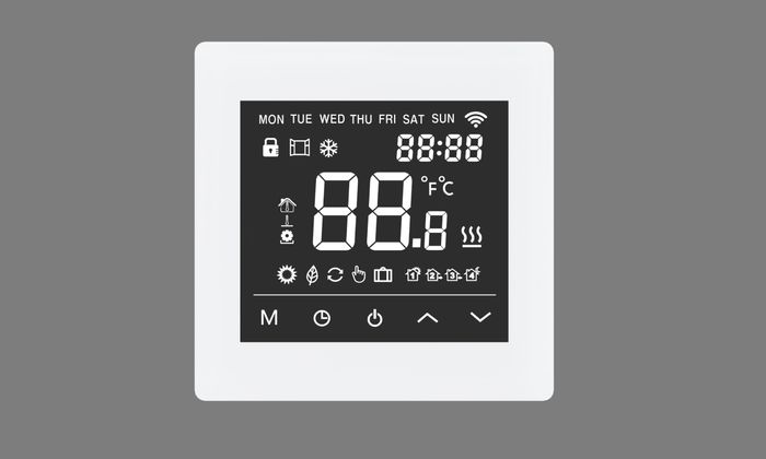 Aesthetic WiFi Room Thermostat for Under Floor Heating