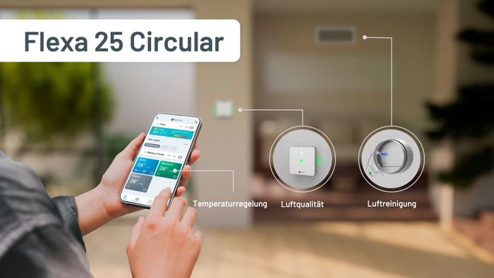 Flexa 25 for underfloor heating and cooling