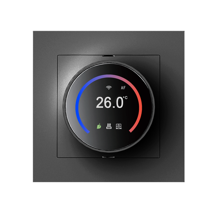 Smart thermostat for floor heating, gas boiler , fan coil unit and heat pump.