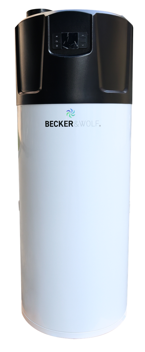 Becker & Wolf 250L all in one, hot water heat pump