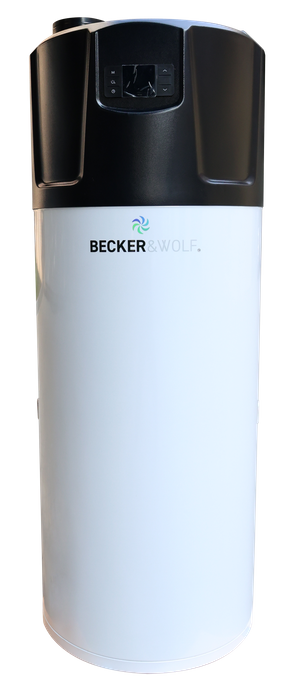Becker & Wolf 250L all in one, hot water heat pump