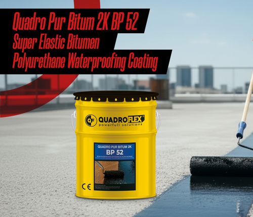 EPSA Quadro Pur Bitum 2K BP 52 Super Elastic Bitumen-Polyurethane Waterproofing Coating
