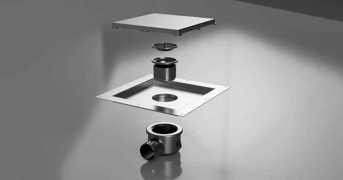 Custom made stainless steel drains and channels