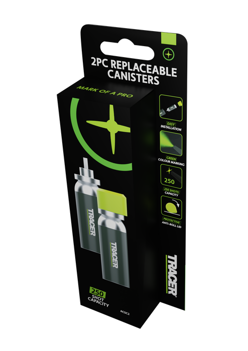 ACSC2 - TRACER TRUESHOT Replacement Canister - 2pk