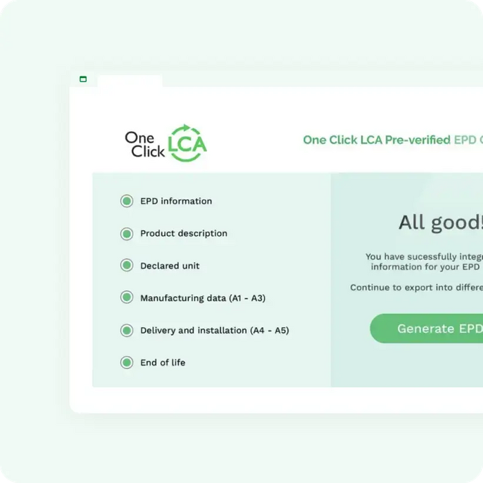 Environmental Product Declarations (EPDs) with One Click LCA From compliance to commercial impact: EPDs at scale