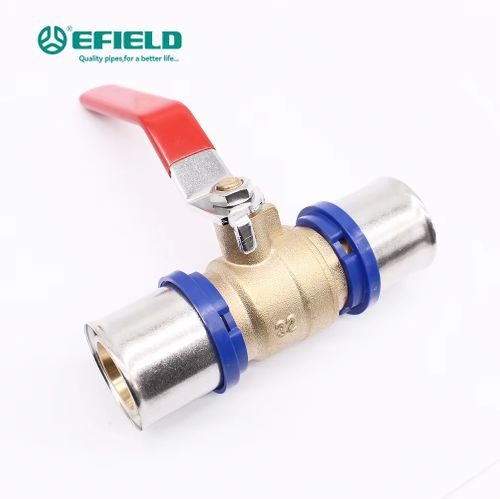 Brass Universal MultiJaw TH&U Ball Valves for Multilayer Pipes