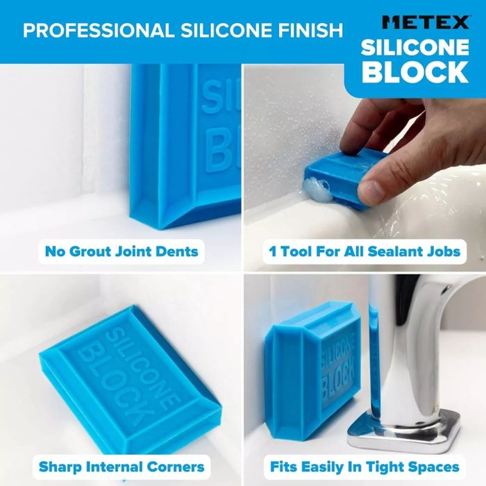 New Silicone Block Blue – 6mm - 8mm