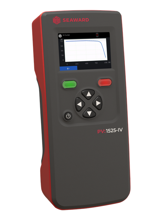 Seaward PV1525IV CAT III 1500V Solar PV Installation Tester with IV Curve