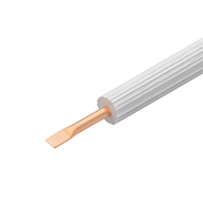 Isopolar, insulated copper pipe for air conditioning, line sets