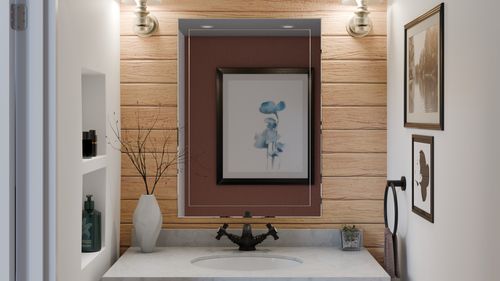 Standard Bathroom Mirrors in Wall, Round & Full Length Designs