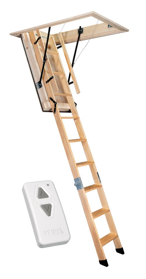 Semi-Automatic loft ladder solution