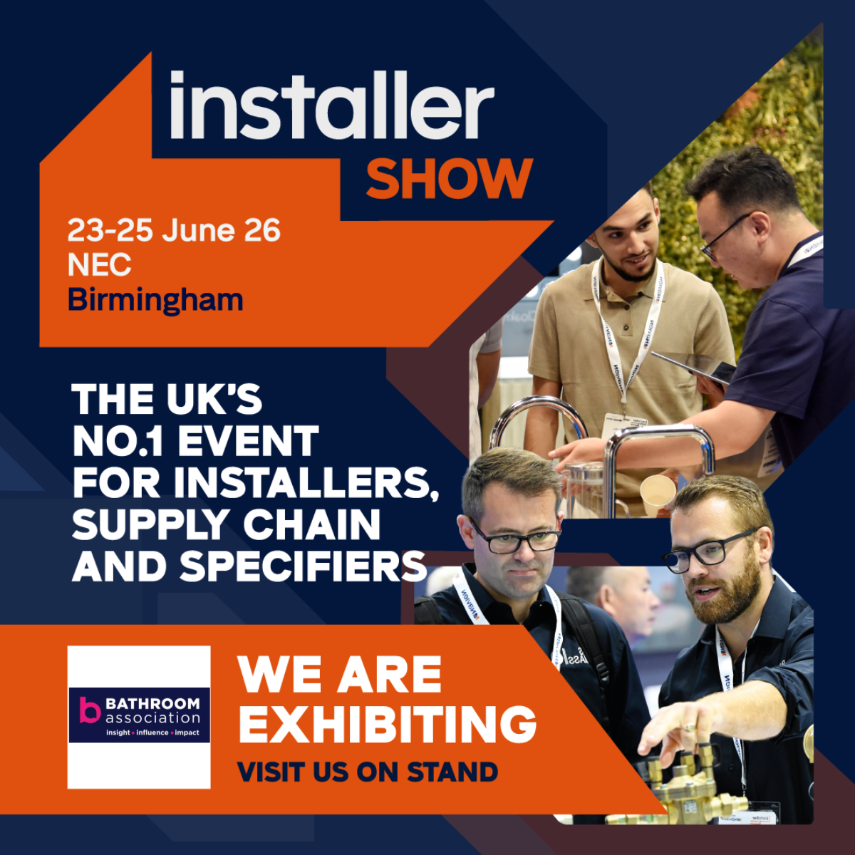 Bathroom Association returns to InstallerSHOW 2026 with a programme focused on collaboration and insights