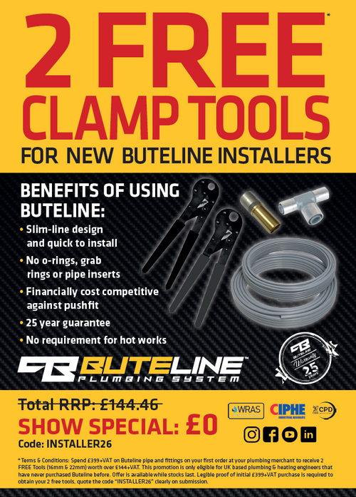 2 FREE Clamp Tools for new Buteline installers
