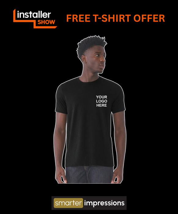 Free personalised InstallerSHOW T-shirt