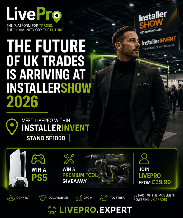 WIN A PS5 + PREMIUM TOOL GIVEAWAY | JOIN LIVEPRO AT INSTALLERSHOW 2026