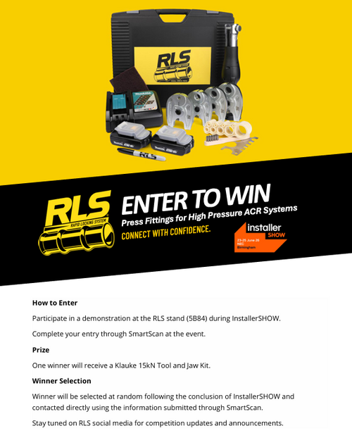 Win a Klauke 15kN Tool and Jaw Kit