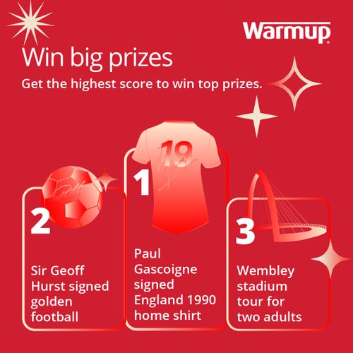 Win big with The Warmup Cup