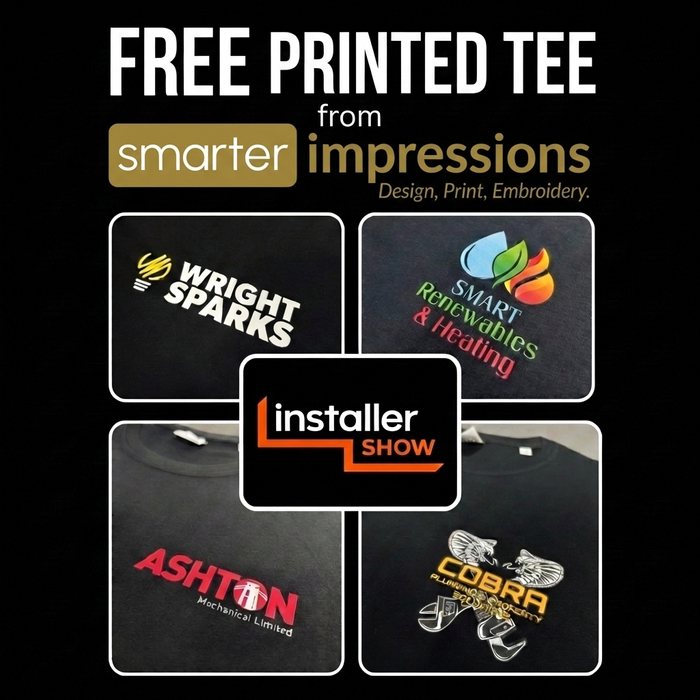 Free personalised InstallerSHOW T-shirt