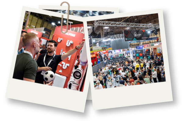 polaroids of installershow uk, crowds and product displays