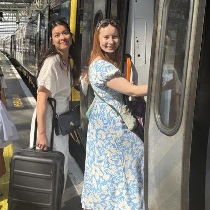 Abroad the train 