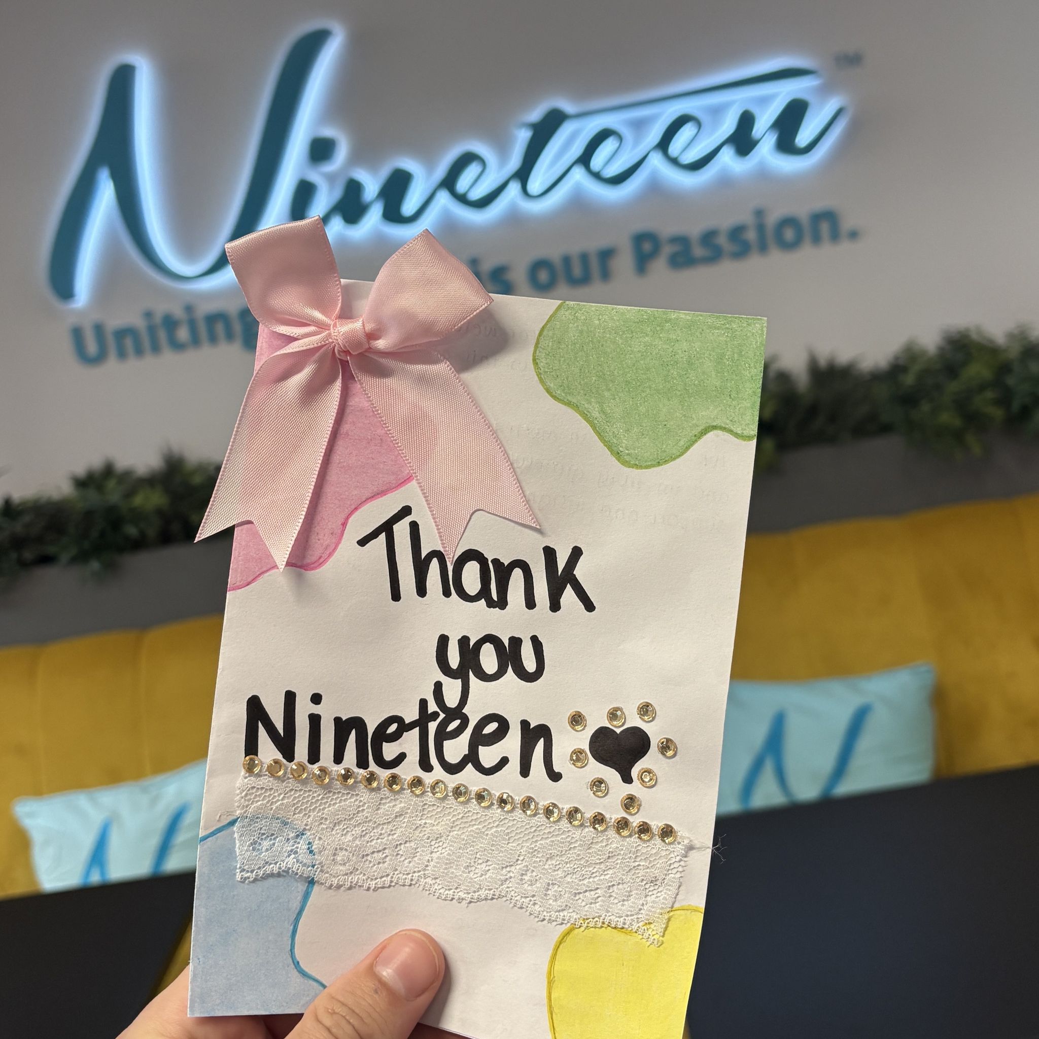 Thank Nineteen Card - EY Students