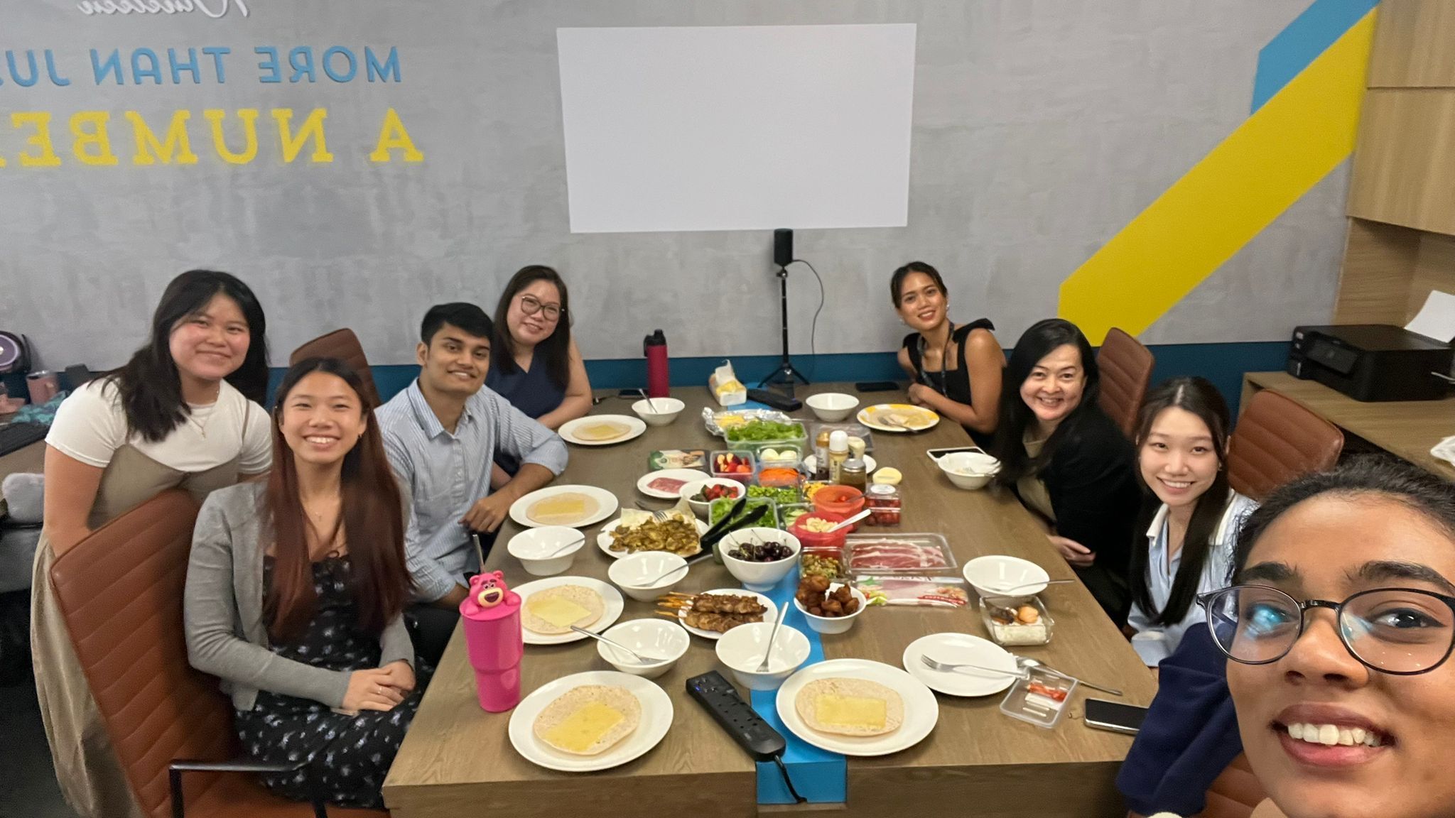 Green lunch - Singapore Team