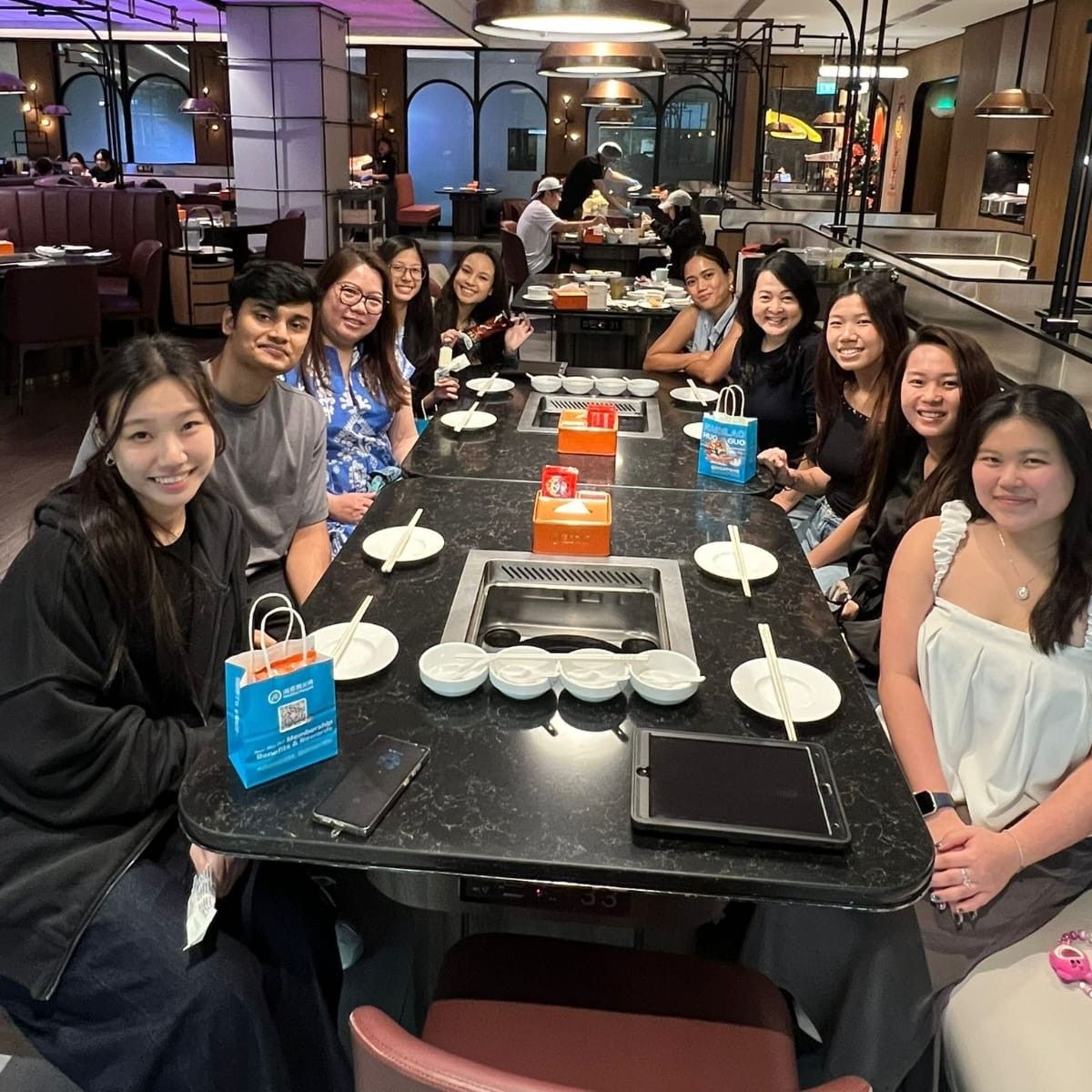 Team Singapore Hot Pot Dinner