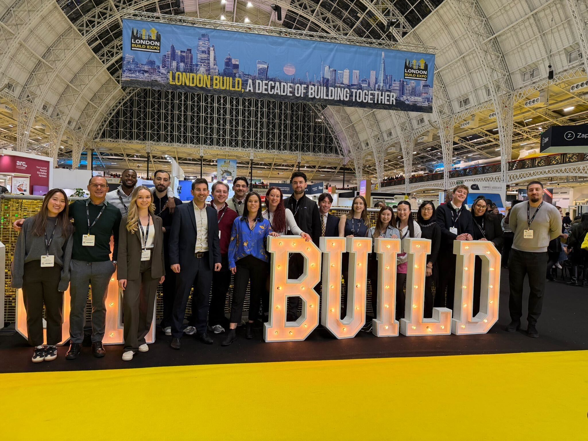 London Build Expo Team Shot