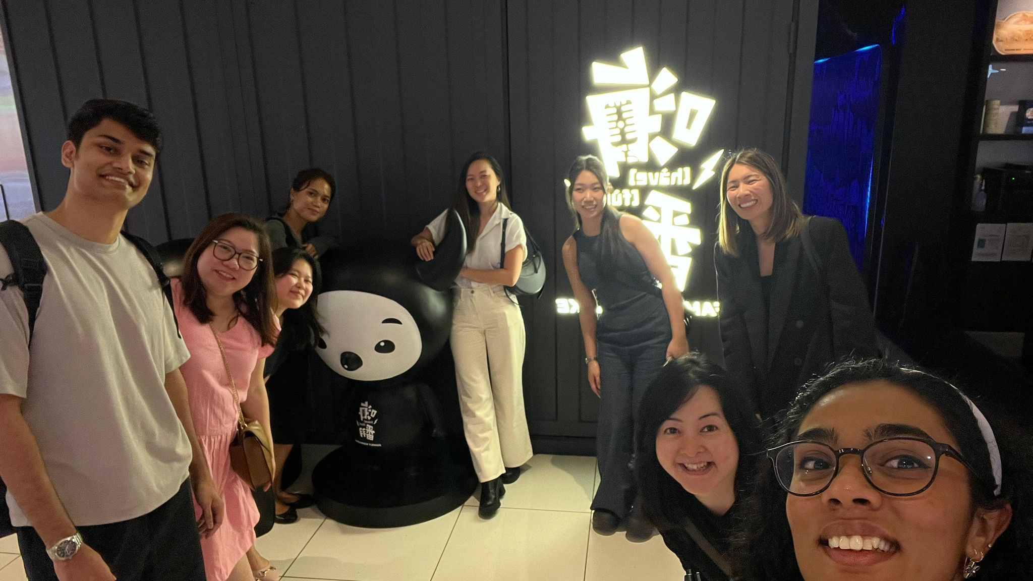 Singapore Team and Karaoke