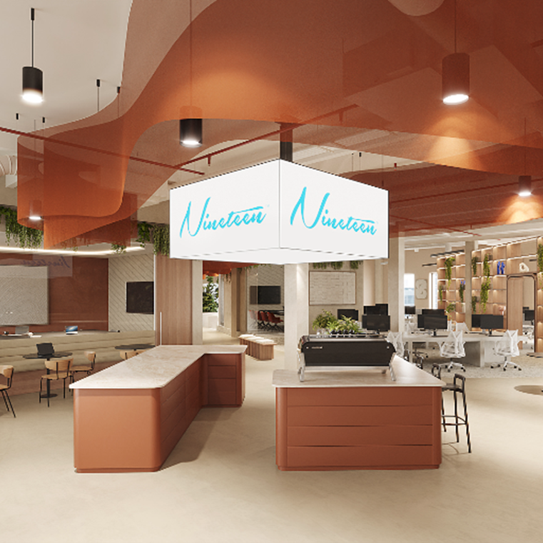 Nineteen Group unveils plans for it's new workspace