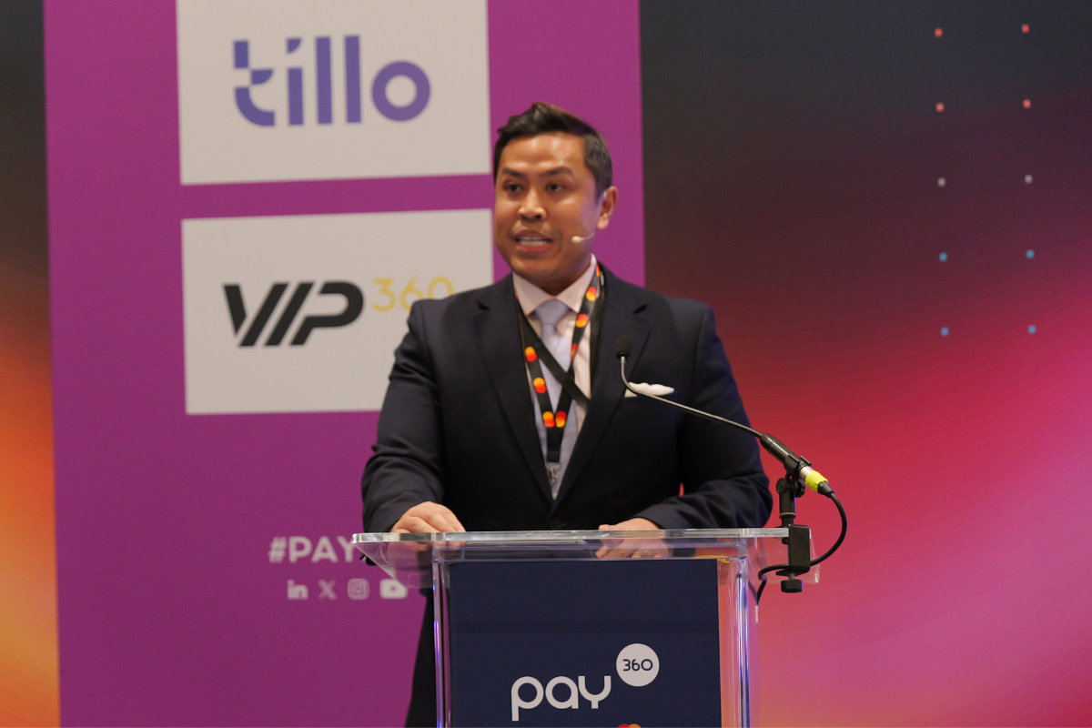 speaker on stage at pay360