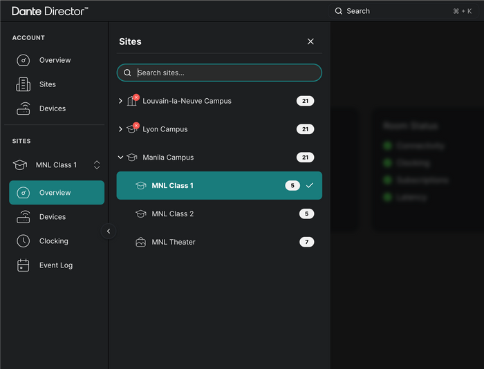 Dante Director - Mange, Monitor and Control your Dante Networks
