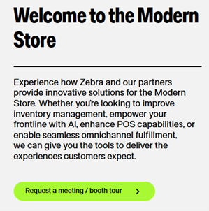 Zebra - Welcome to the Modern Store