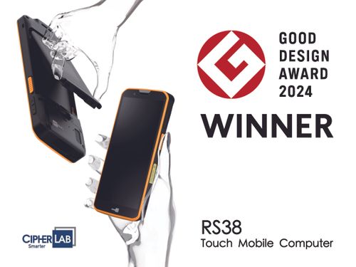 CipherLab's RS38 Touch Mobile Computer Wins 2024 GOOD DESIGN AWARD
