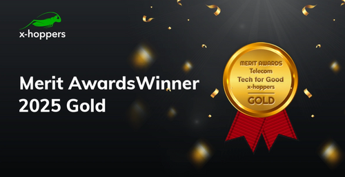 x‑hoppers Wins Gold for ‘Tech for Good’ at 2025 Merit Awards for Telecom