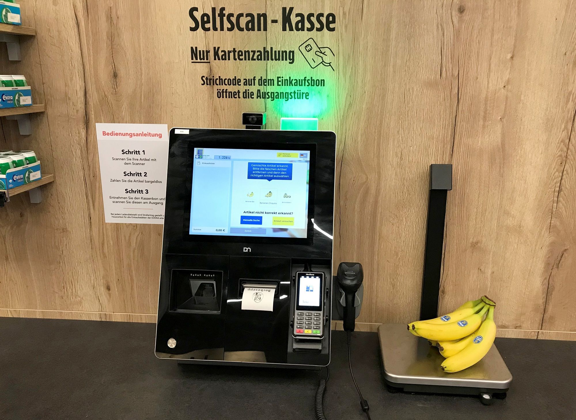 EDEKA Beckesepp Uses Self-Service Checkouts with AI-powered Fresh Produce Recognition and Age Verification Solutions from Diebold Nixdorf